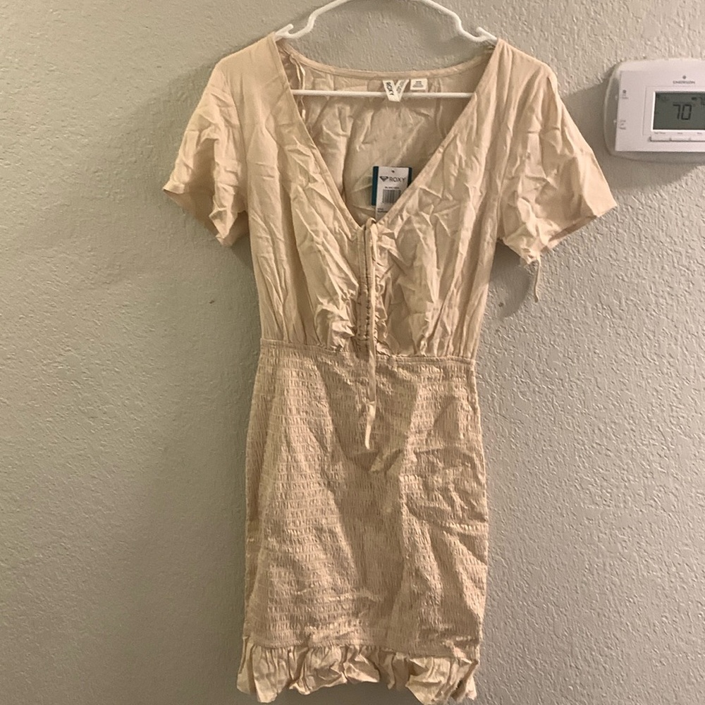 Cream colored dress